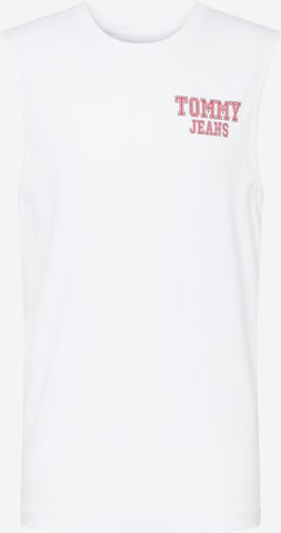 T-Shirt Tommy Jeans en blanc : devant