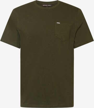 Michael Kors Shirt 'SLUB' in Green: front