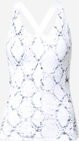 Varley Sports Top in White: front