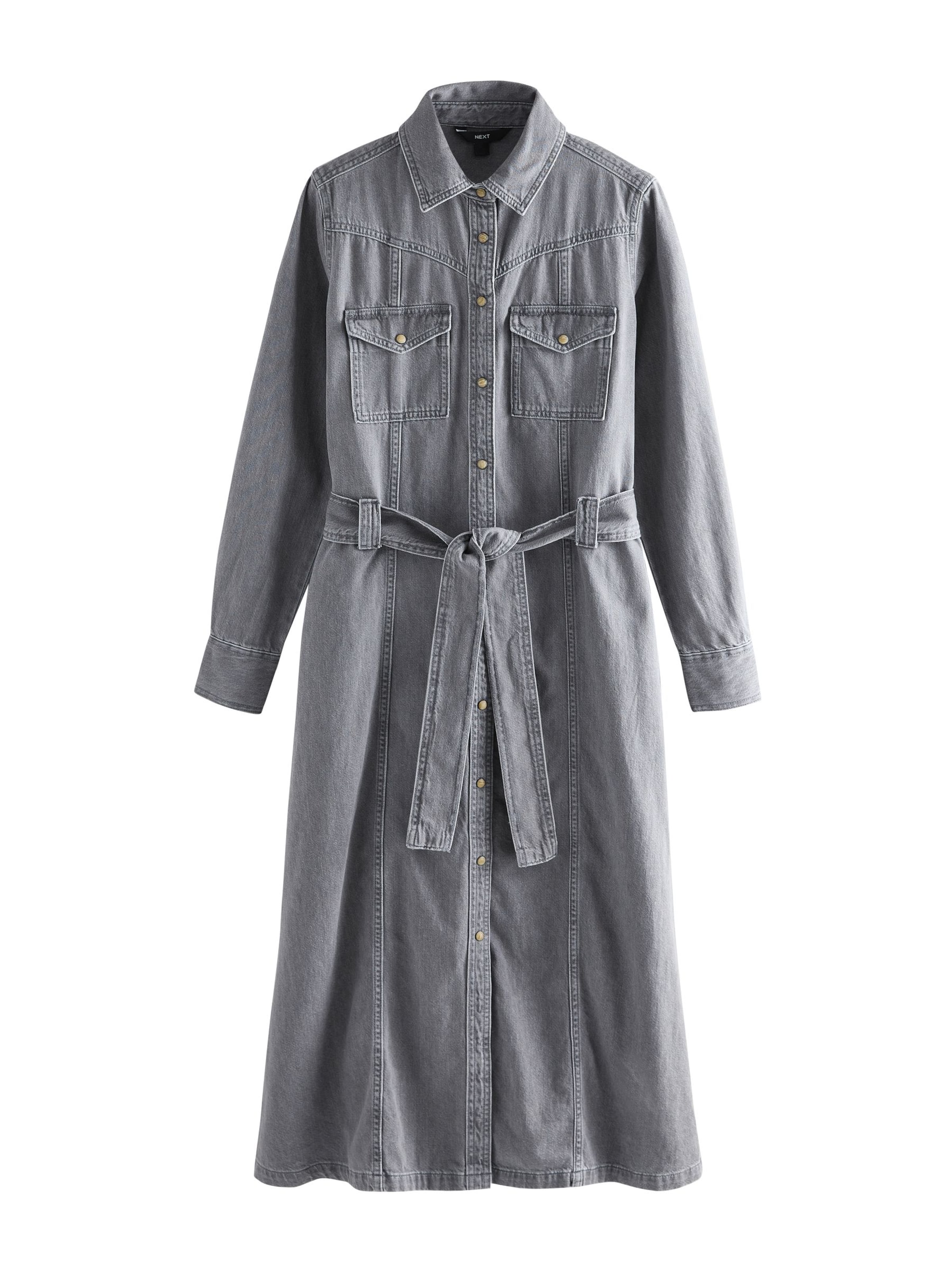 Next Dolga srajca | siva barva: sprednja stran