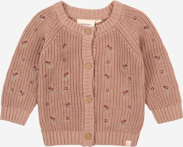 Lil'Atelier Strickjacke 'NBFEMLEN' in Braun: Vorderseite