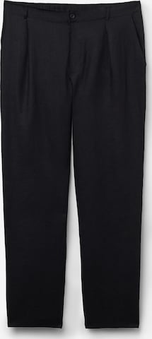 IUMAN Intimissimi Pleat-Front Pants in Black: front