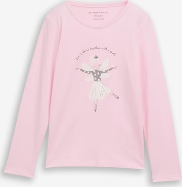 Tricou de la TOM TAILOR pe roz: față