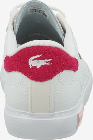 Sneaker bassa 'POWERCOURT' di LACOSTE in bianco