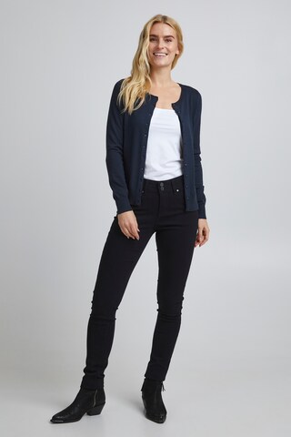 Fransa Knit Cardigan in Blue