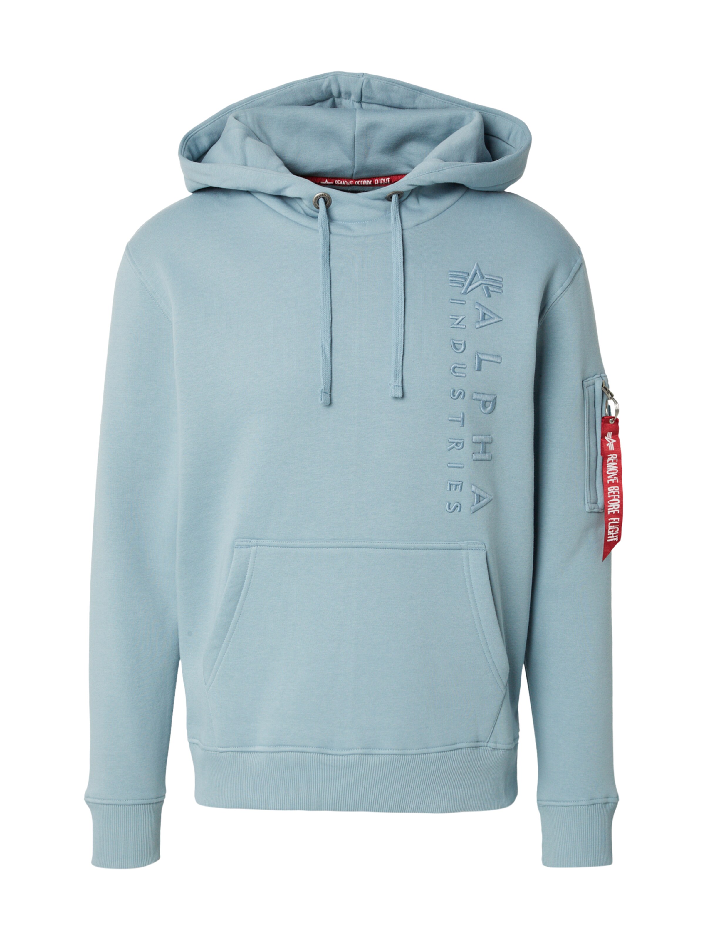Felpa di ALPHA INDUSTRIES in blu: frontale