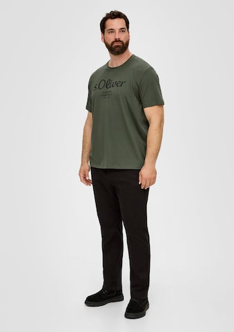 s.Oliver Men Big Sizes Футболка в Зеленый