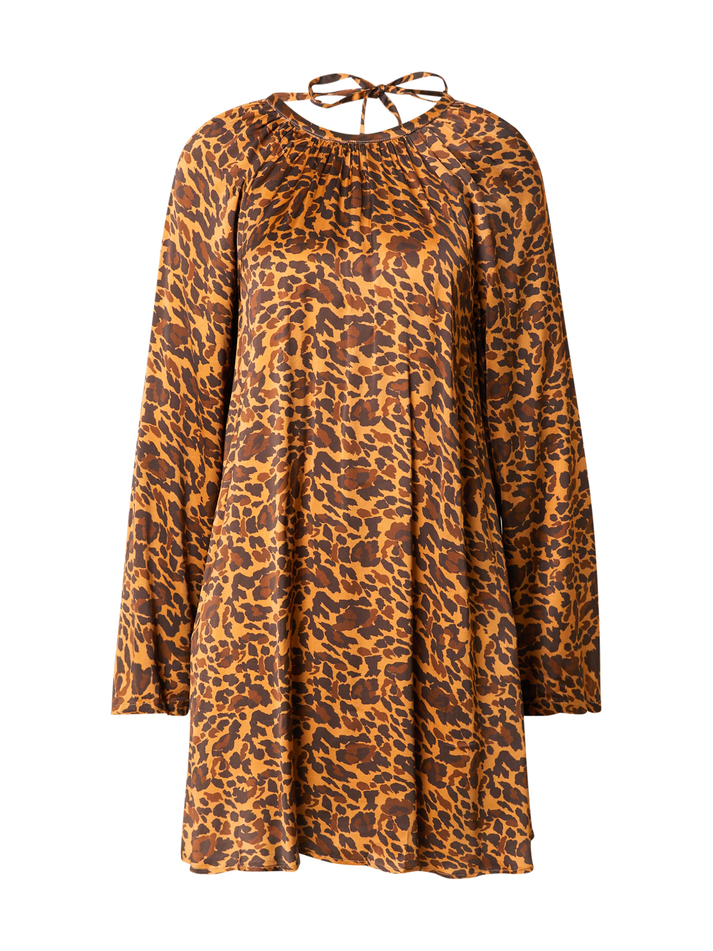 FRNCH PARIS Mekko 'Paz' värissä ruskea: etupuoli