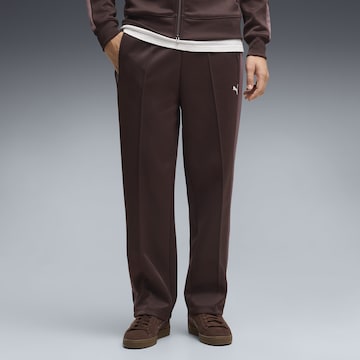 PUMA Loosefit Sportbroek in Bruin