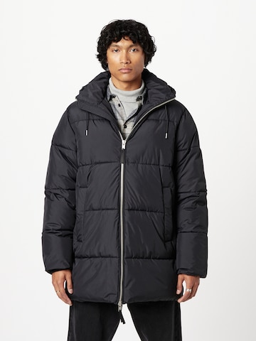 minimum Zimska jakna | črna barva: sprednja stran