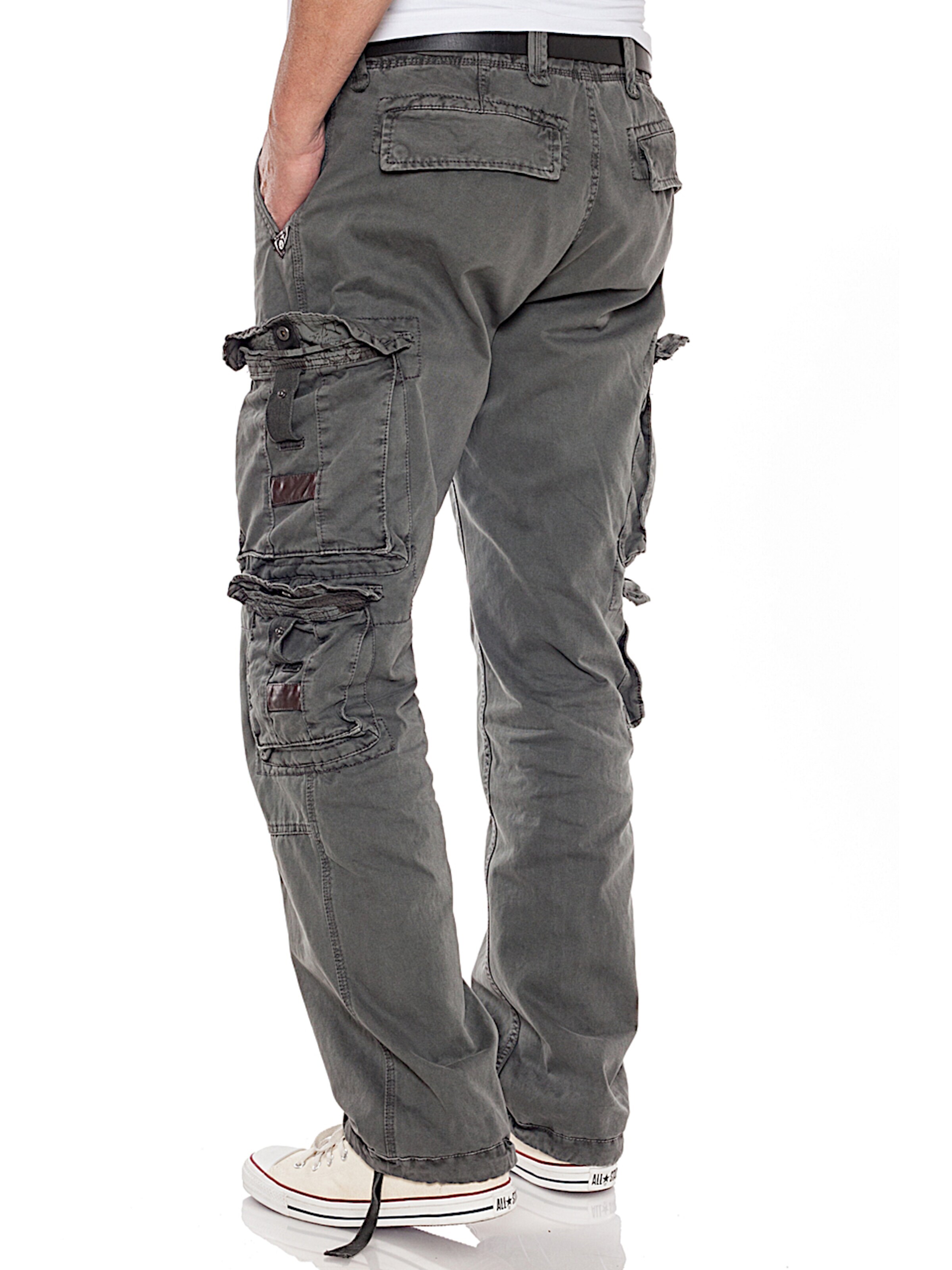 JET LAG Regular Cargo Pants in Grey