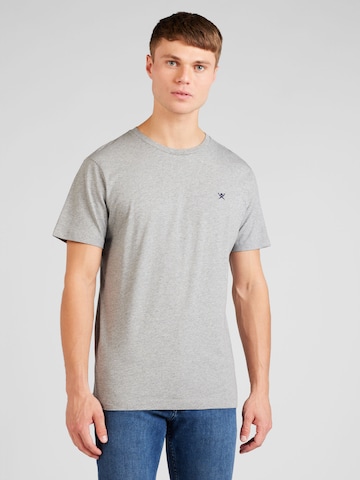 T-Shirt Hackett London en gris : devant