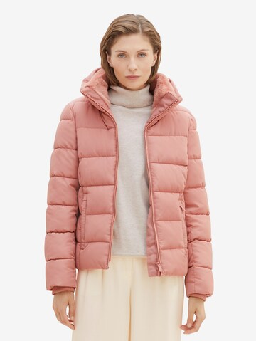 Veste d’hiver TOM TAILOR en rose : devant