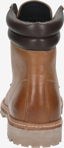 SANSIBAR Lace-Up Boots in Brown