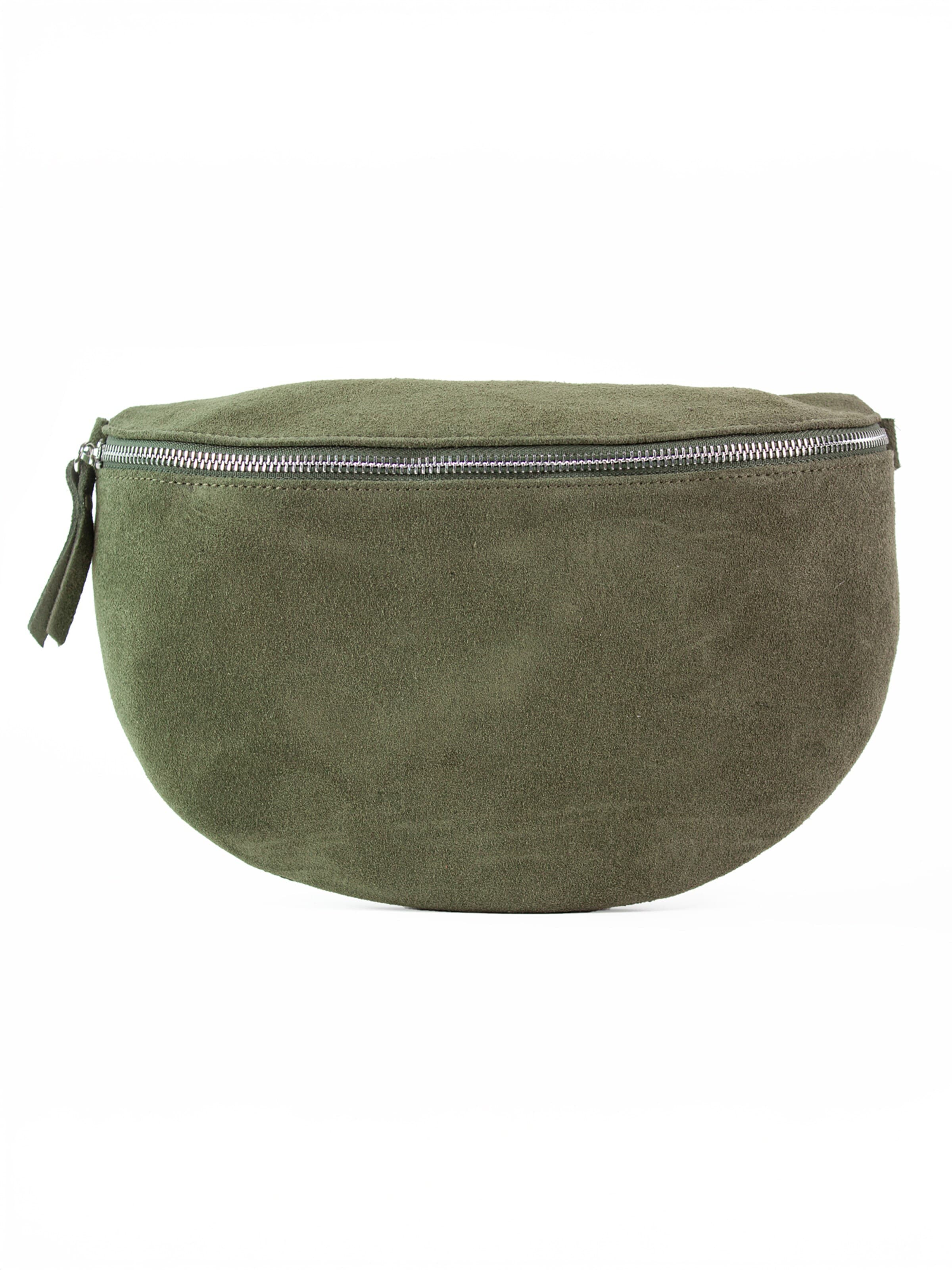 lePelou Gürteltasche 'VALENTINA large'‌‌ in Grün: Vorderseite