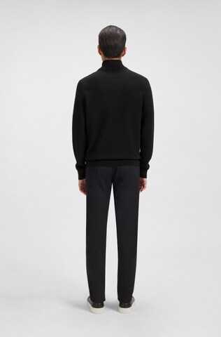 BOSS Strickjacke 'Idino' in Schwarz