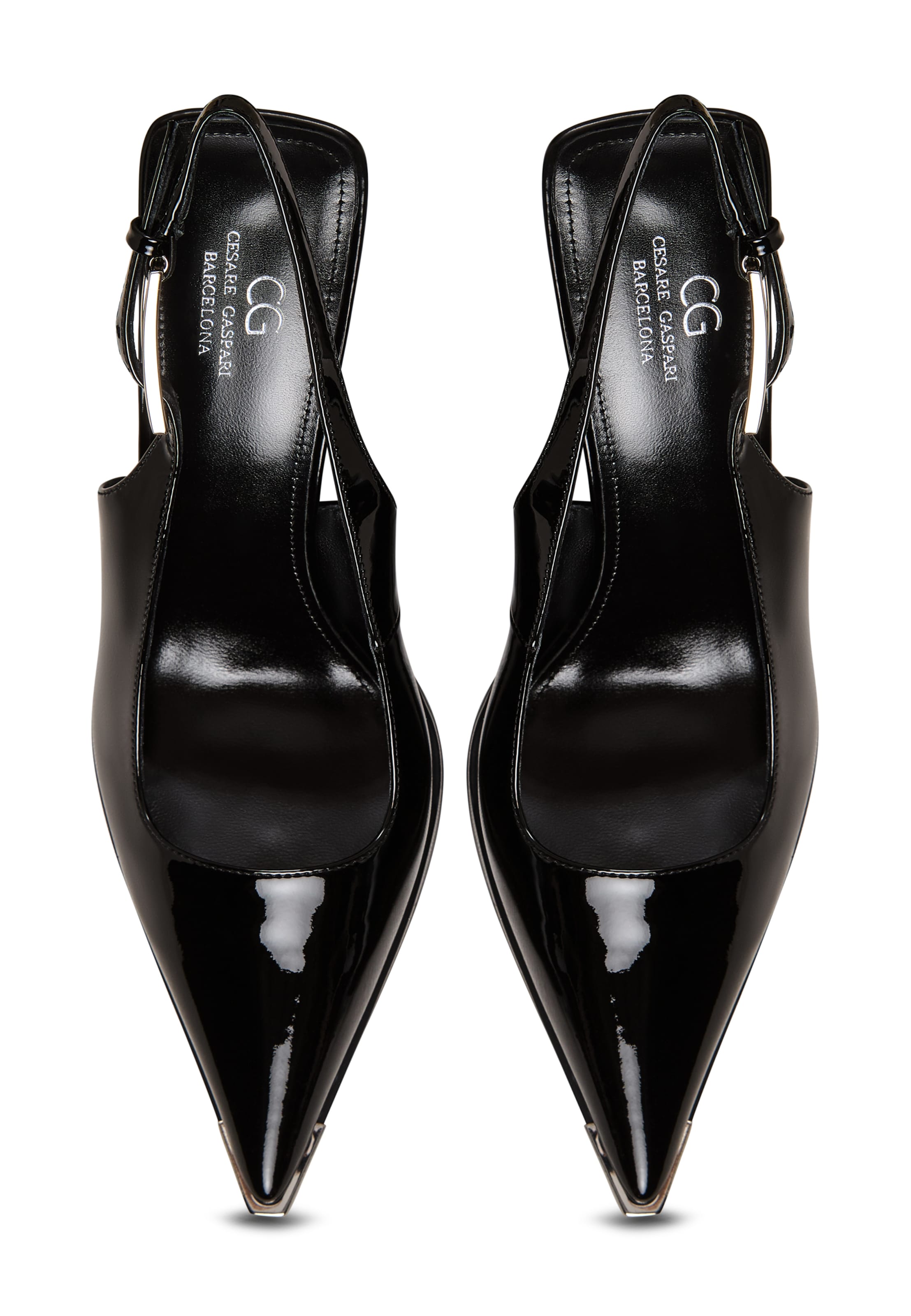 CESARE GASPARI Slingpumps in Schwarz