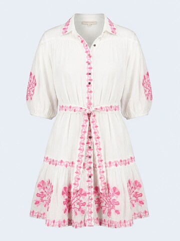 Miss June Shirt Dress 'Robe Courte Alessia' in Pink: front