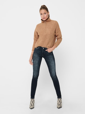 ONLY Sweater 'Emily' in Brown