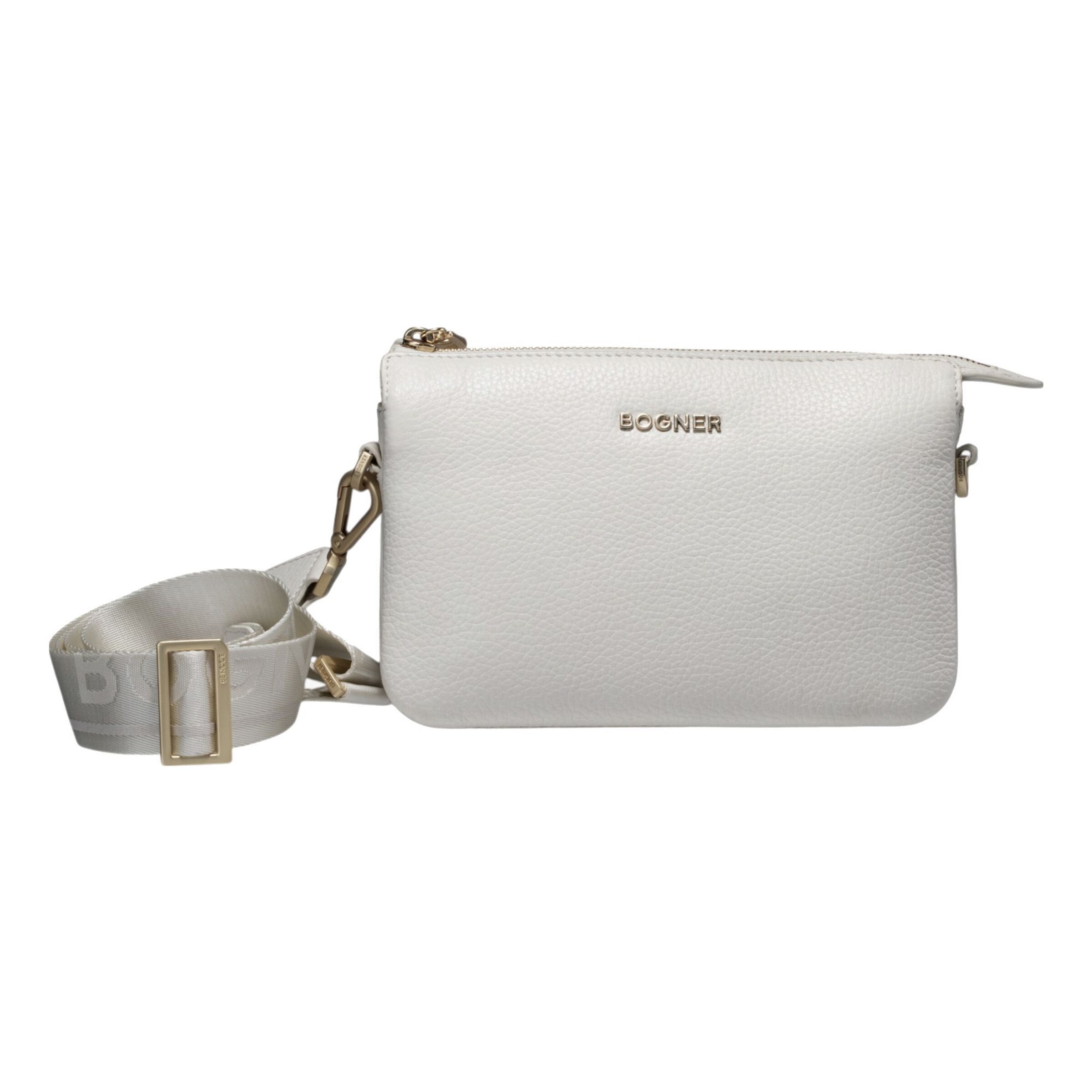 BOGNER Crossbody bag 'Wallis' in White: front