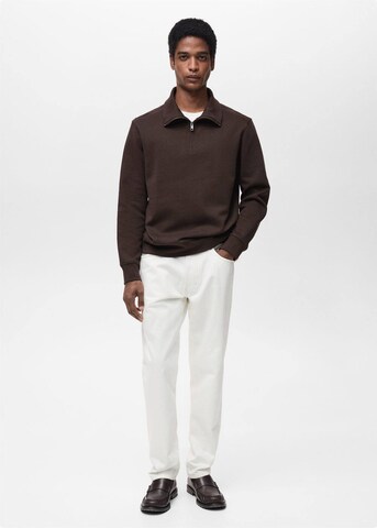 MANGO MAN Sweatshirt 'Winne' in Braun