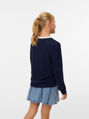 Vero Moda Girl Cardigan 'VMNewlex' i blå