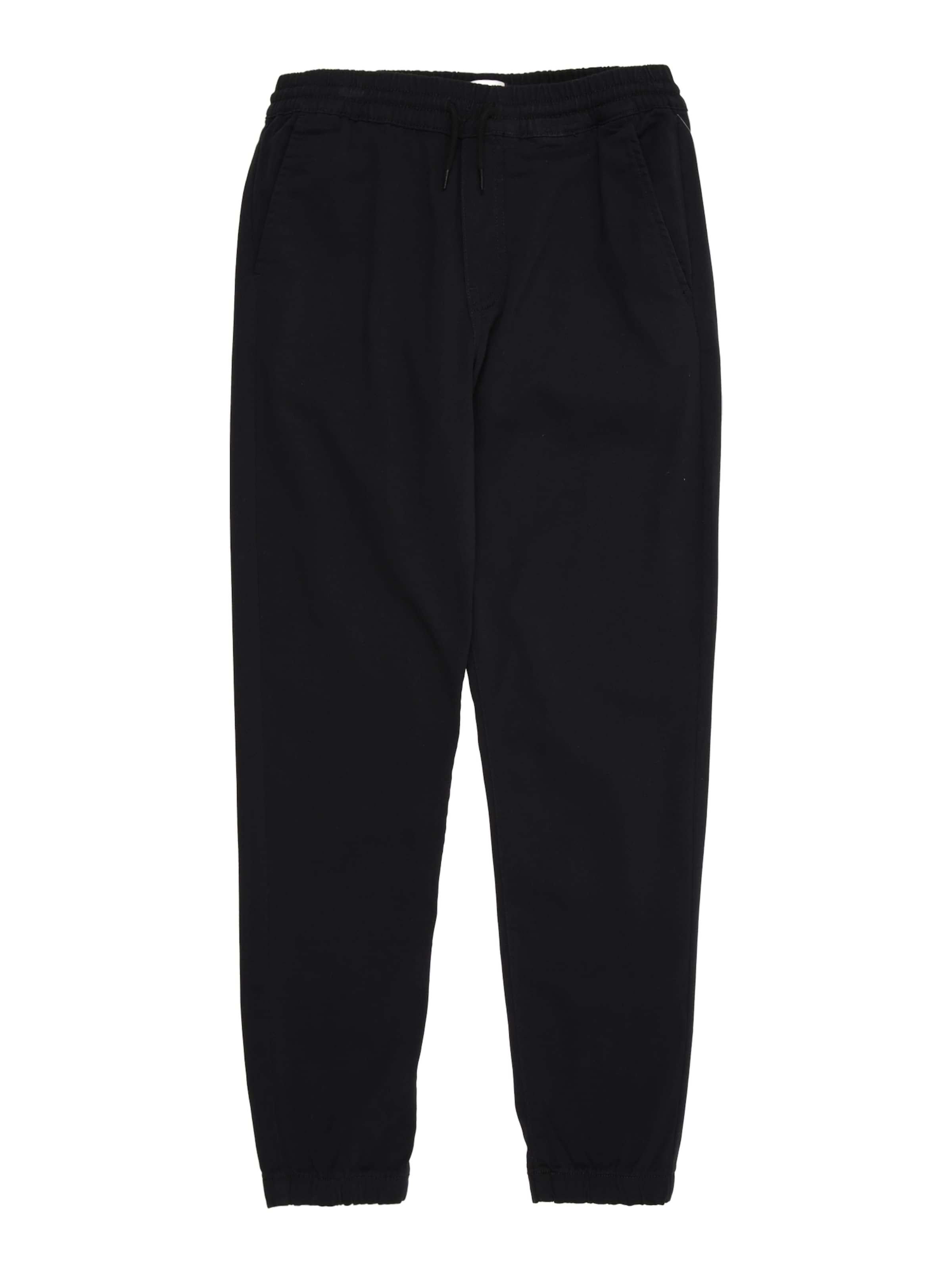 juoda Abercrombie & Fitch Siaurėjantis Kelnės: priekis