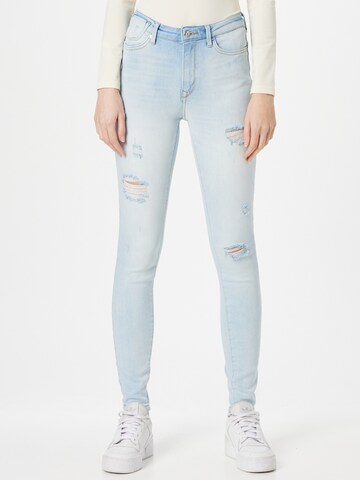 ONLY Skinny Jeans 'Forever' in Blauw: voorkant