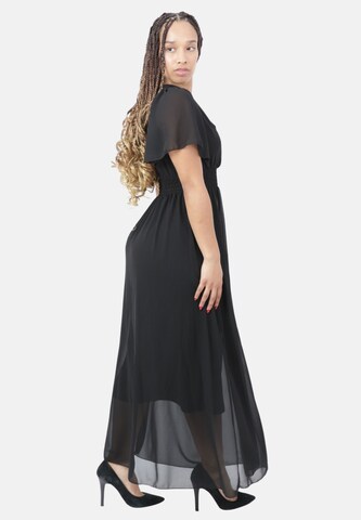Robe de soirée Elara en noir