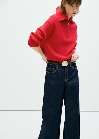 MANGO Wide leg Jeans 'ELISE' in Blue