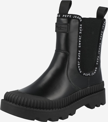 Pepe Jeans Chelsea Boots in Schwarz: predná strana