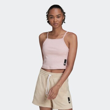 ADIDAS SPORTSWEAR - Top deportivo en rosa: frente