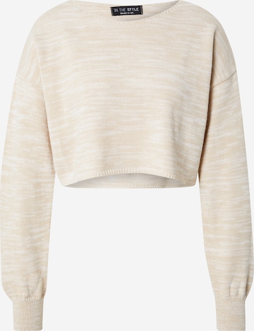 In The Style - Pullover 'SAFFRON BARKER' em bege: frente