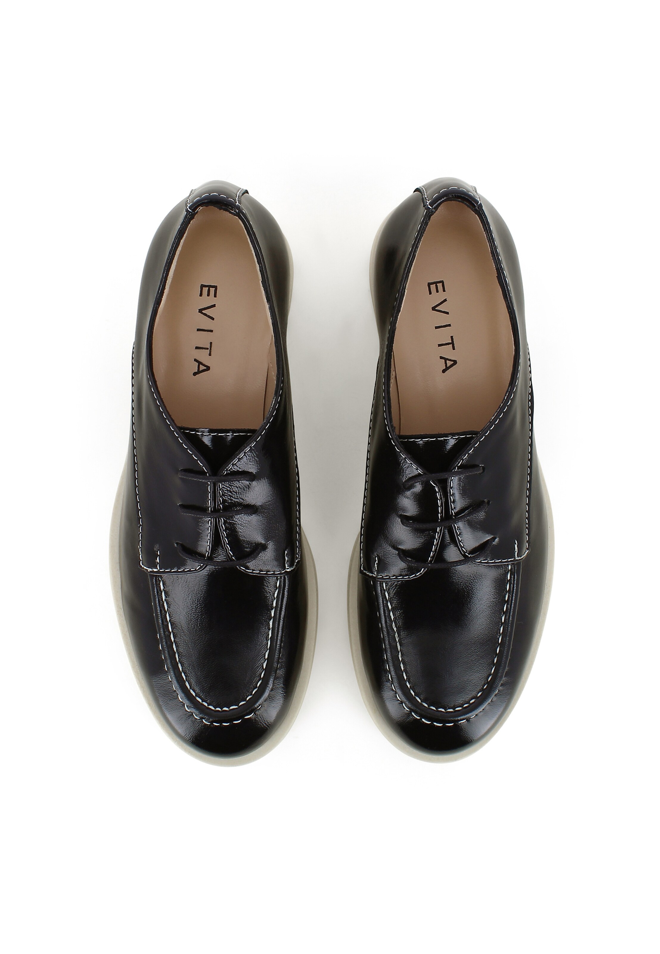 EVITA Lace-up shoe 'PAMELA' in Black