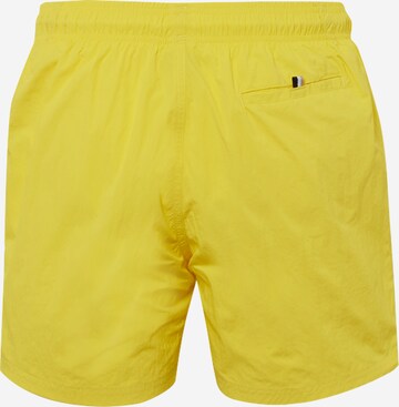 BOSS Black Swimming shorts 'Octopus' in Yellow