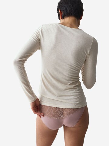 TRIUMPH Shirt ' Red Label Beauty Layers ' in Beige