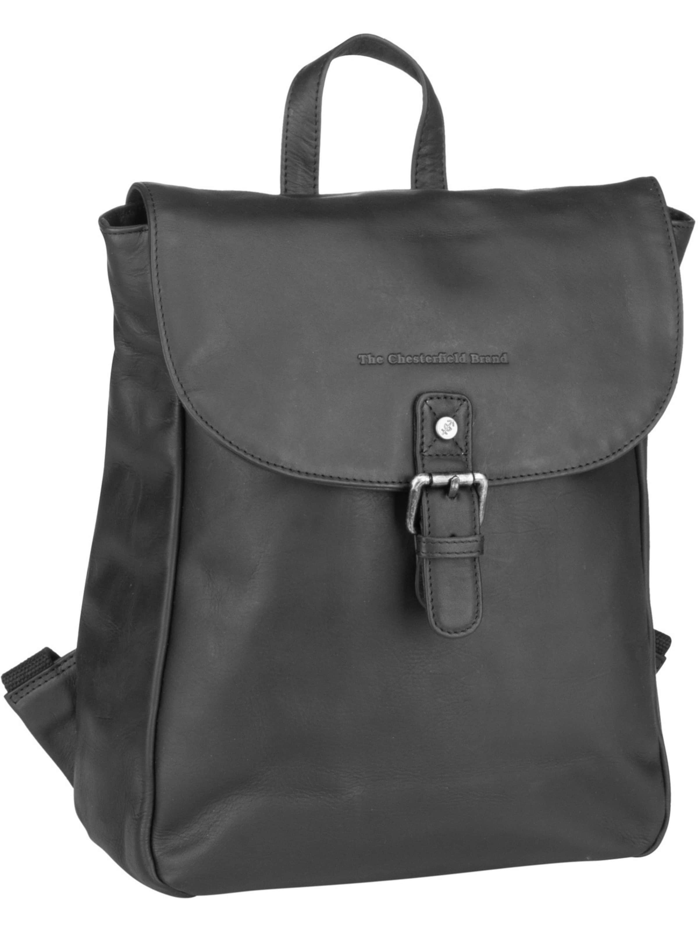 The Chesterfield Brand Rucksack in Schwarz: Vorderseite