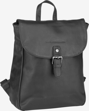 The Chesterfield Brand Backpack in Black: front