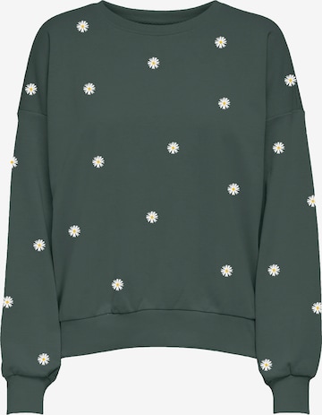 ONLY Свитшот 'ONLBROOKE' в Зеленый: спереди