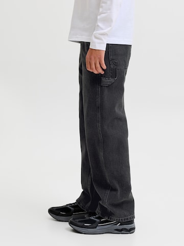 Jack & Jones Junior Loosefit Jeans 'JJIALEX' in Zwart