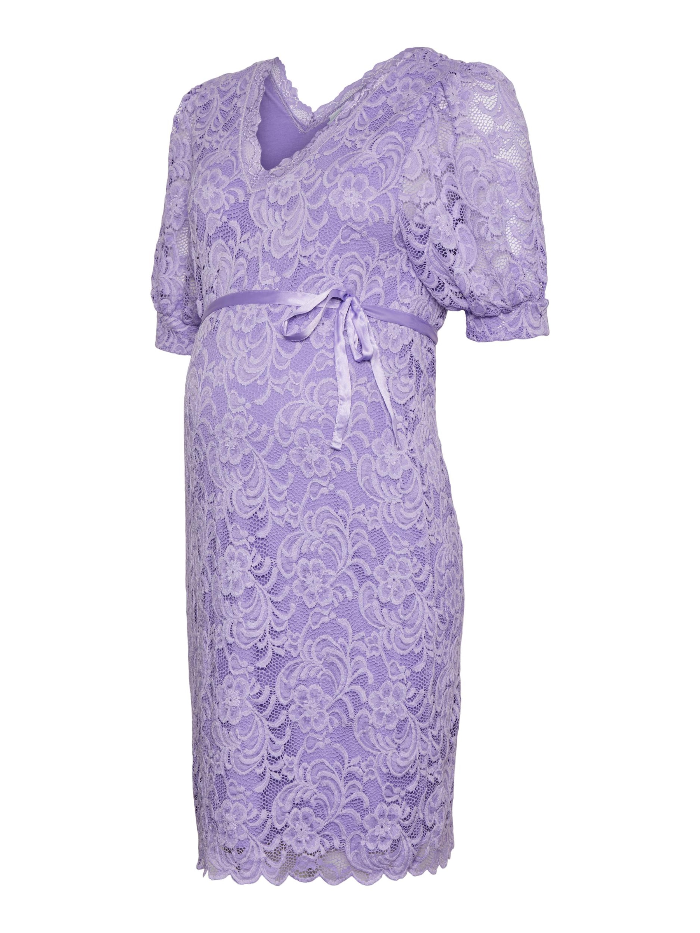 Robe 'Ivana' MAMALICIOUS en violet : devant