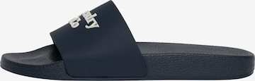 Superdry & Co Strand-/badschoen in Blauw: voorkant