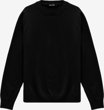 BEYRO Pullover 'BP206' in Schwarz: Vorderseite