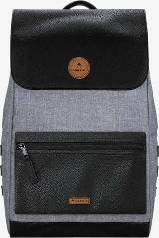 Cabaia Backpack in Grey: front