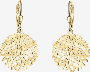 Sofia Milani Earrings 'Snowflake' in Gold: front