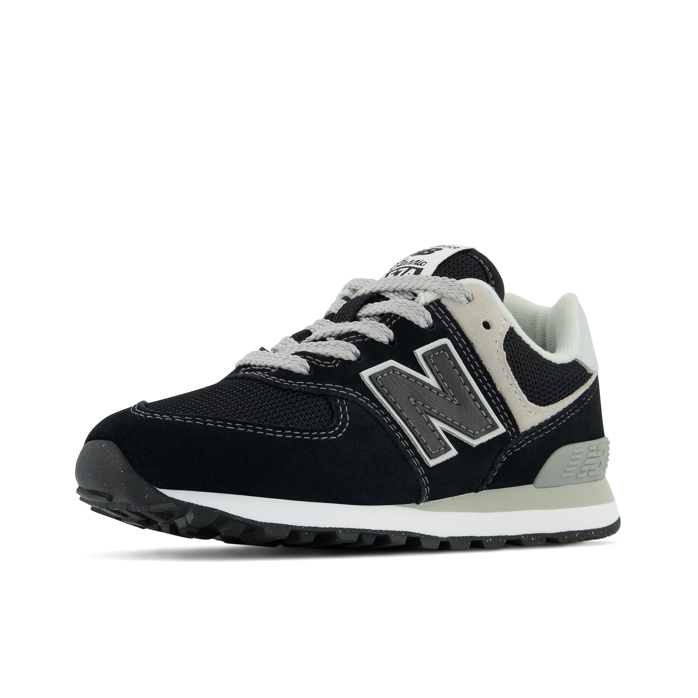 Baskets '574' new balance en noir : devant