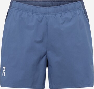 On Regular Спортен панталон 'Essential' в синьо: отпред