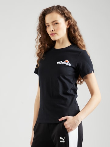 ELLESSE Shirt 'Kittin' in Zwart: voorkant