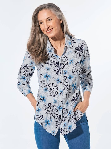 Chemisier Goldner en bleu : devant