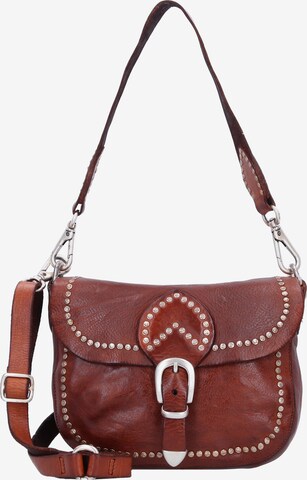 Campomaggi Crossbody Bag in Brown: front